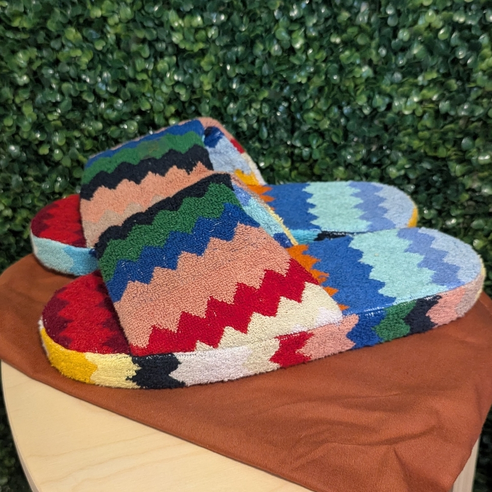 Missoni Home Cecil Open Slippers with Band, XL
